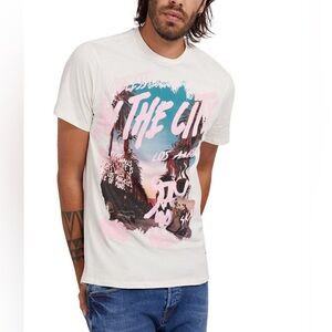 New GUESS In The City Aspen White Tee SZ M